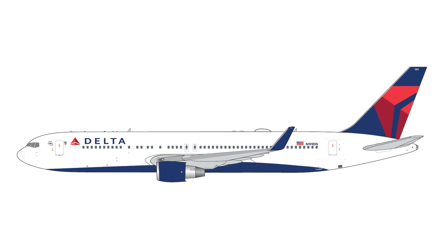 Pre - Order Gemini Jets GJDAL2363 1:400 Delta Air Lines B767 - 300ER(W) N199DN