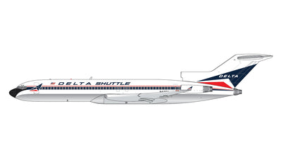 Pre - Order Gemini Jets GJDAL2375 1:400 Delta Shuttle Boeing 727 - 200/Adv. N413DA "Polished Belly"