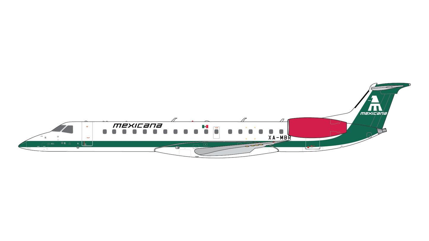 Pre - Order Gemini Jets GJMXA2267 1:400 Mexicana E145EP XA - MBR