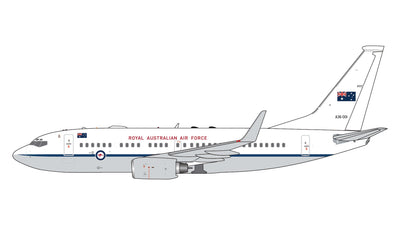 Pre - Order Gemini Jets GMRAA133 1:400 Royal Australian Air Force Boeing 737 - 700W (BBJ) A36 - 001