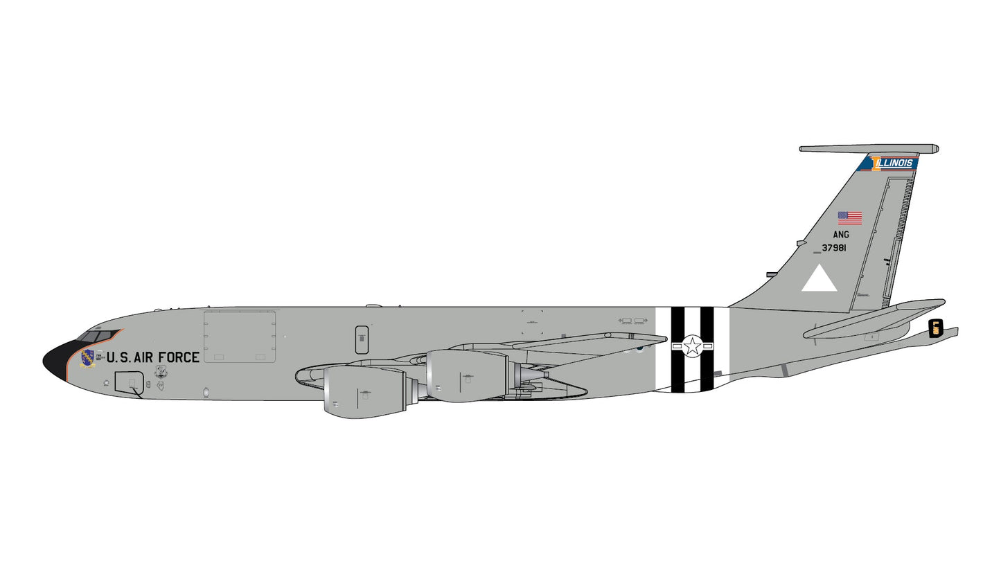 Pre - Order Gemini Macs GMUSA158 1:400 United States Air Force KC - 135R Illinois Air National Guard 63 - 7981
