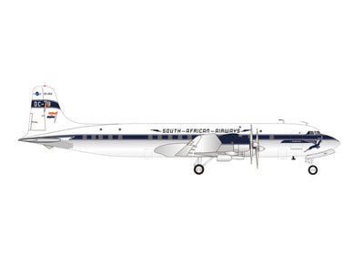 Pre - Order Herpa 574006 1:200 Douglas DC - 7B South African Airways Douglas ZS - DKD "Dromedaris"