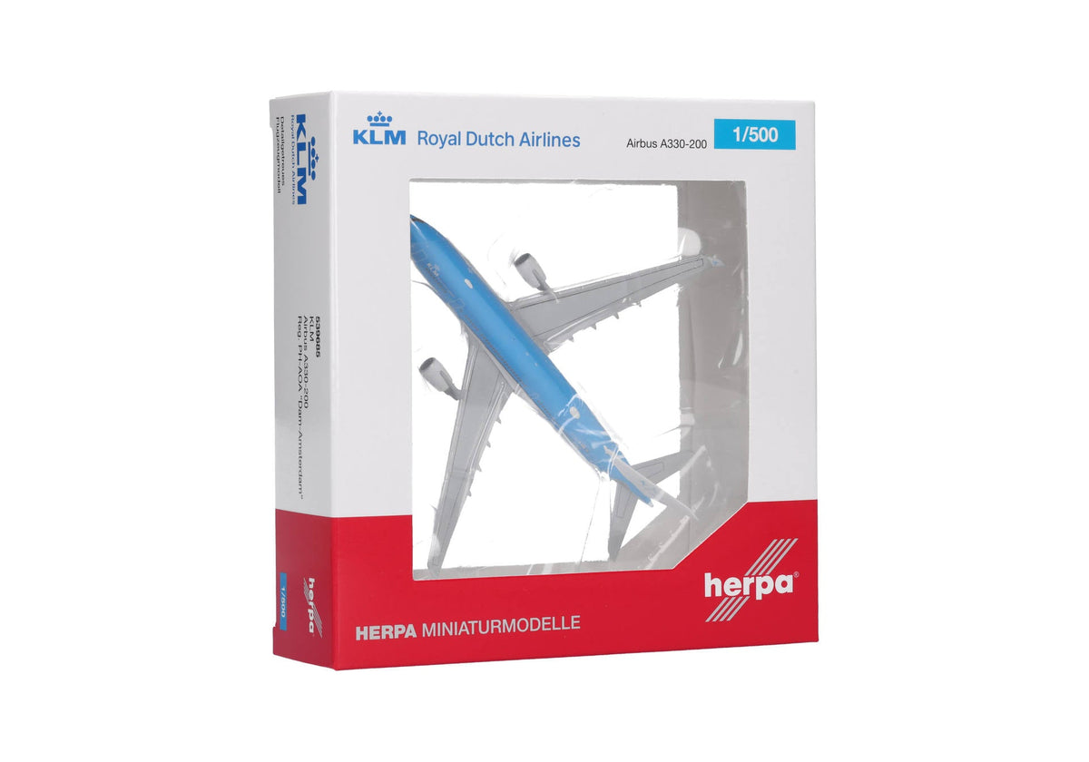 Pre-Order Herpa Wings 539685 1:500 KLM Airbus A330-200 PH-AOA
