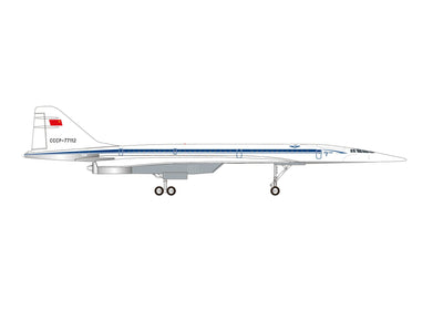 Pre - Order Herpa Wings 562867 1:400 Aeroflot Tupolev TU - 144D Technik - Museum Sinsheim