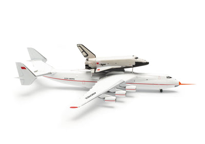 Pre - Order Herpa Wings 562874 1:400 Antonov AN - 225 with Buran Space Orbiter Test Flight Configuration CCCP - 480182