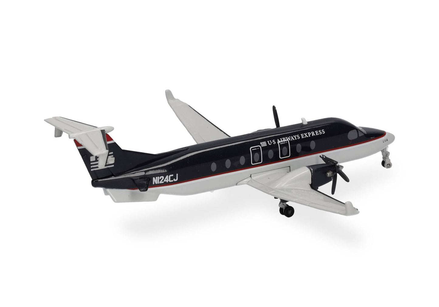 Pre - Order Herpa Wings 573443 1:200 US Airways Express Beechcraft 1900D – N124CJ
