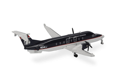 Pre - Order Herpa Wings 573443 1:200 US Airways Express Beechcraft 1900D – N124CJ