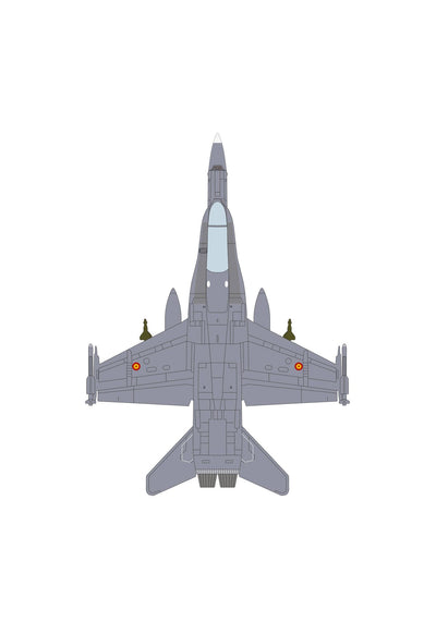 Pre-Order Herpa Wings 574228 1:200 Spanish Air Force EF-18 Hornet Ala 12 Torrejon C.15-72