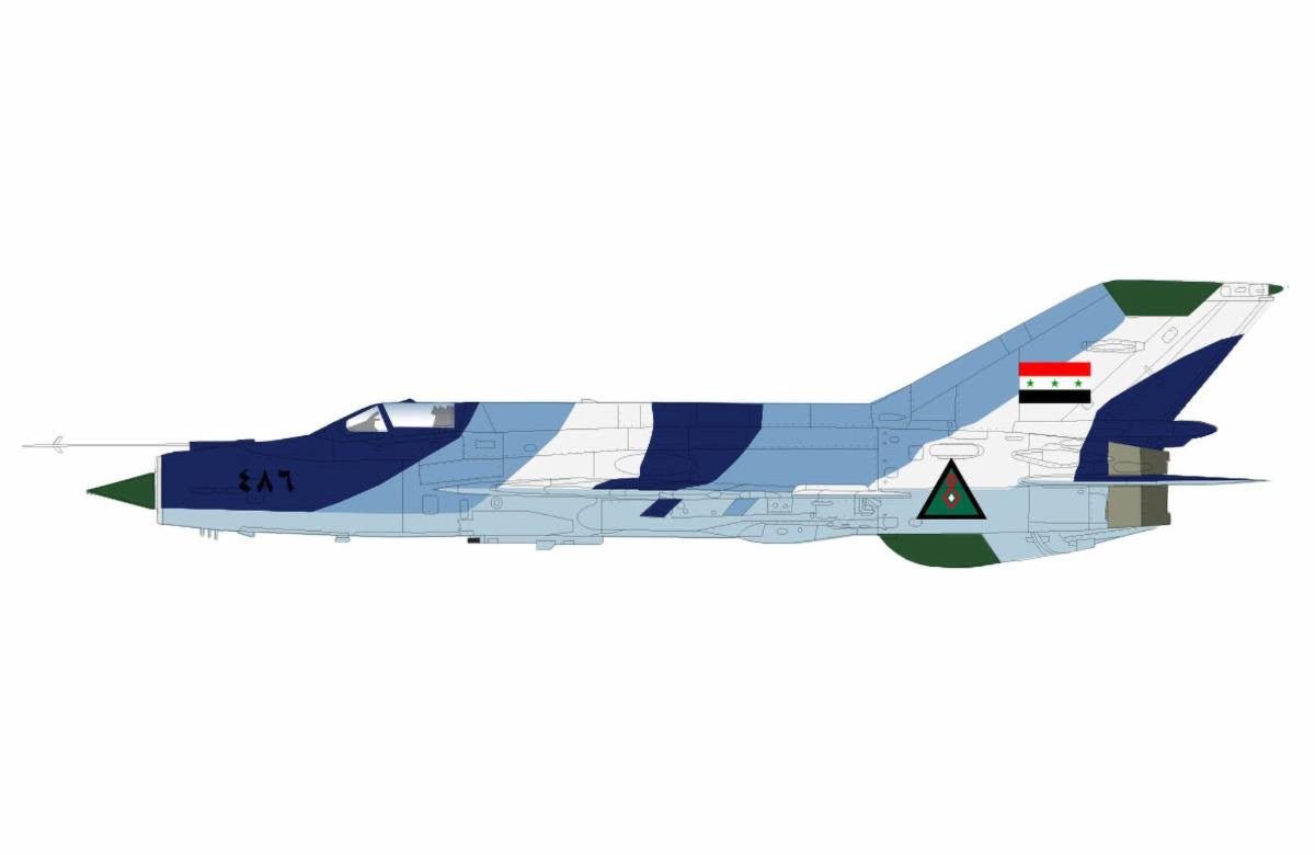 Pre - Order Hobby Master HA0117 1:72 MIG - 21bis "Iraqi AF Sea Camouflage" 9th Sqn., Jalibah, Sept 1986