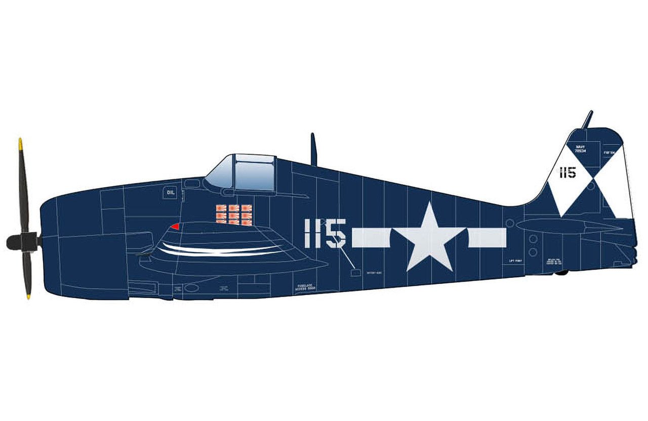 Pre - Order Hobby Master HA0306 1:32 F6F - 5 "Death & Destruction" BuNo 72534, VF - 83, USS Essex, May 1945