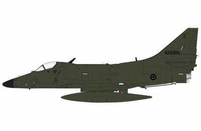 Pre - Order Hobby Master HA1443 1:72 A - 4K Skyhawk NZ6205, RNZAF, 1970s