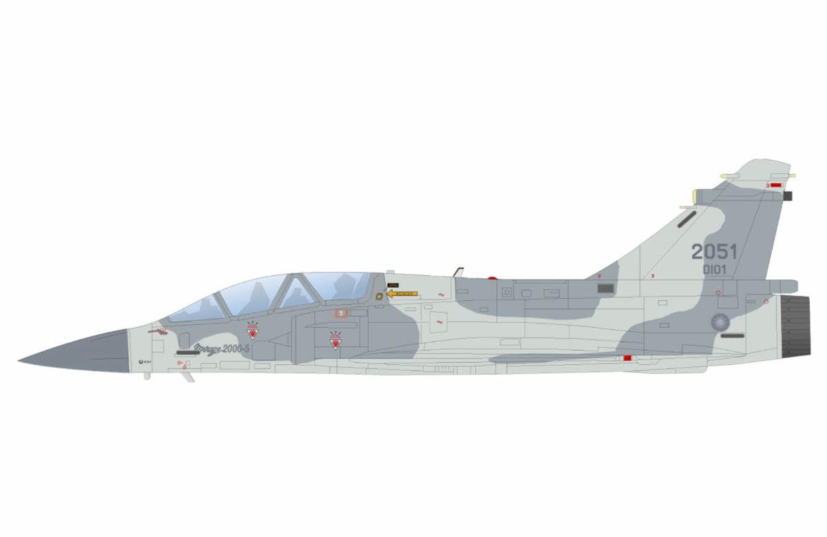 ホビーマスター Mirage 2000-5F 1/72 ダイキャスト Mirage 2000-5F 1:72 Diecast Model - Hobby Master HM-HA1617