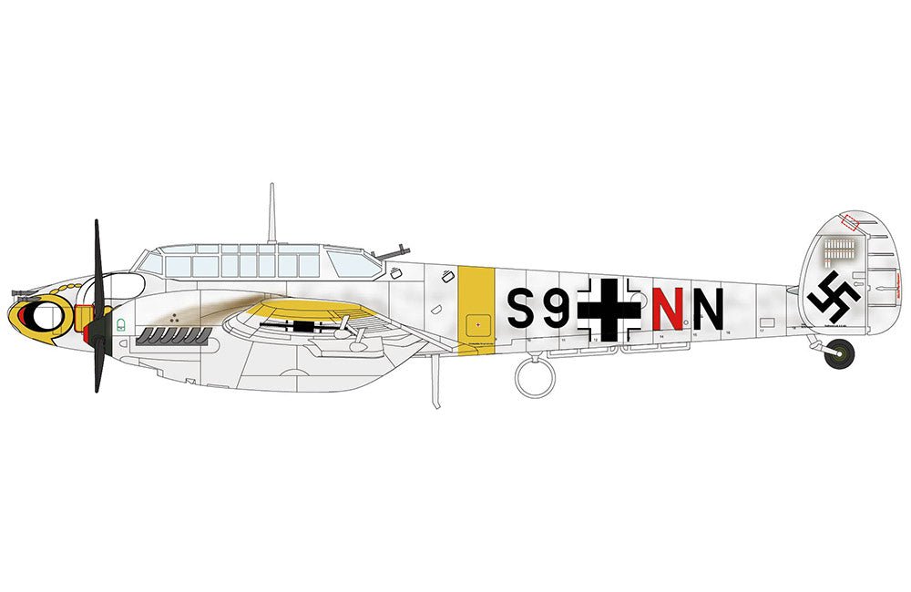 Pre - Order Hobby Master HA1816 1:72 Bf 110E "S9+NN" flown by Lt. Herbert Kutscha, 5./ZG 1, Soviet Union, 1942