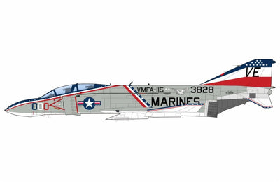 Pre - Order Hobby Master HA19078 1:72 F - 4J Phantom II 153828, US Marines, MCAS Iwakuni, 1976