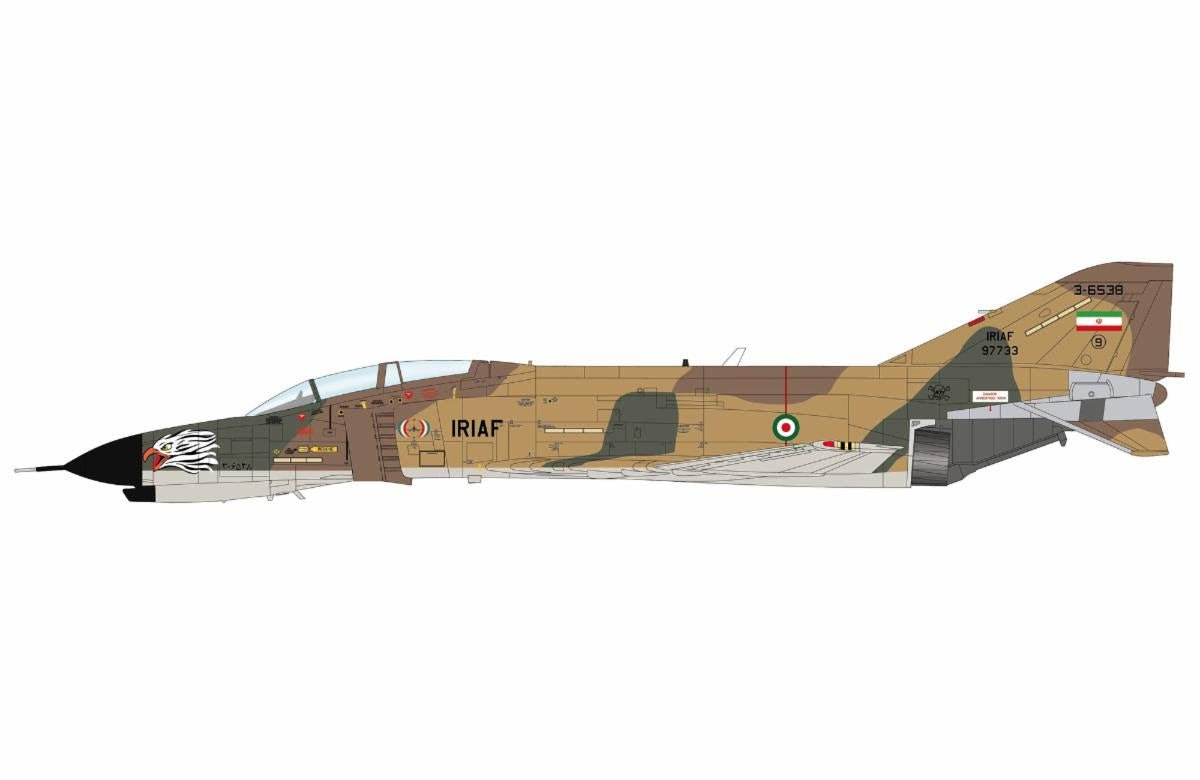 Pre - Order Hobby Master HA19080 1:72 F - 4E "Iran Air Show 2024" 3 - 6538, IRIAF, Kish Island