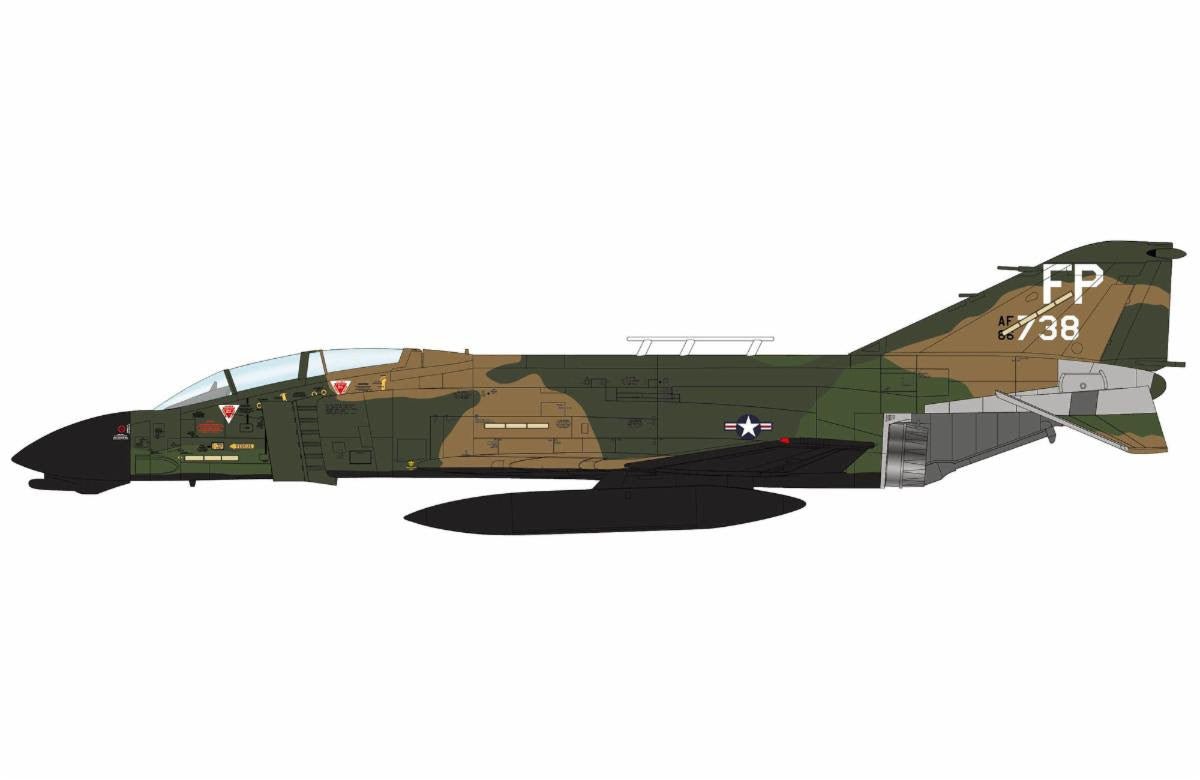 Pre - Order Hobby Master HA19081 1:72 F - 4D Phantom II "Night Owl" 66 - 8738, 497th TFS, USAF, Ubon, Sept 1972