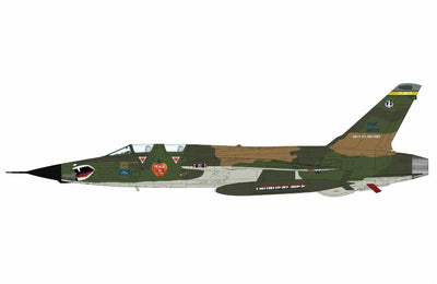 Pre - Order Hobby Master HA2553 1:72 F - 105F Thunderchief "Peach 91" 63 - 8299, 128th TFS, Dobbins, 24 May 1983