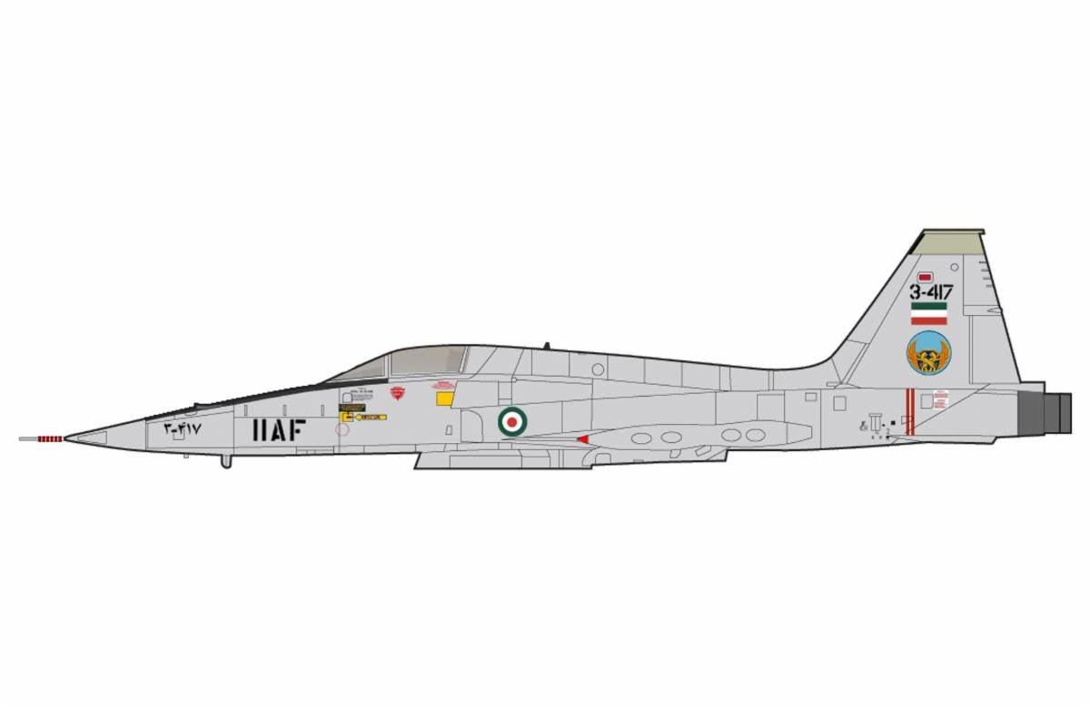 Pre - Order Hobby Master HA33008 1:72 F - 5A Freedom Fighter 3 - 417, IIAF, 1960s