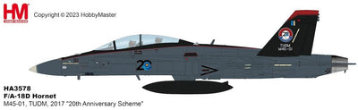 Pre - Order Hobby Master HA3578 1:72 TUDM F/a - 18D "20th Anniversary Scheme"