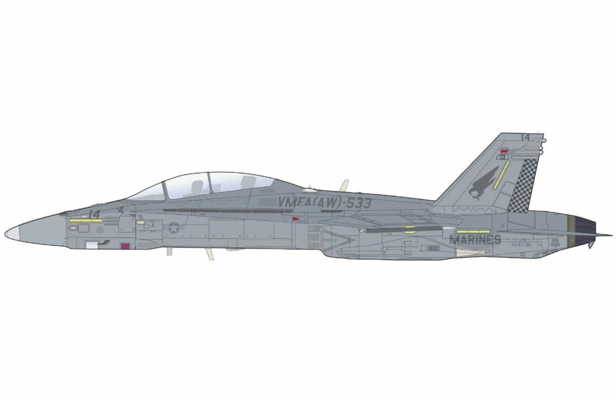 Pre-Order Hobby Master HA3592 1:72 F/A-18D ATARS 164738, VMFA(AW)-533, 2017 "Operation Inherent Resolve"