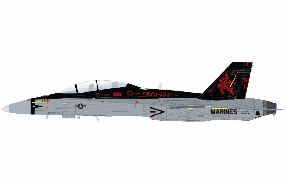 Pre-Order Hobby Master HA3595 1:72 F/A-18D Hornet 164659, VMFA-232, Sept 2025 "Red Devils 100th Anniv. Scheme"