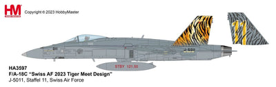 Pre - Order Hobby Master HA3597 1:72 F/A - 18C Hornet Sta el 11, Swiss Air Force