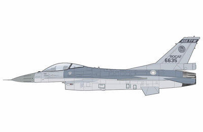 Pre - Order Hobby Master HA38059 1:72 F - 16A Fighting Falcon 6635, 22 TFG/455 TFW, ROCAF (w/10 x MK.20 cluster bombs)