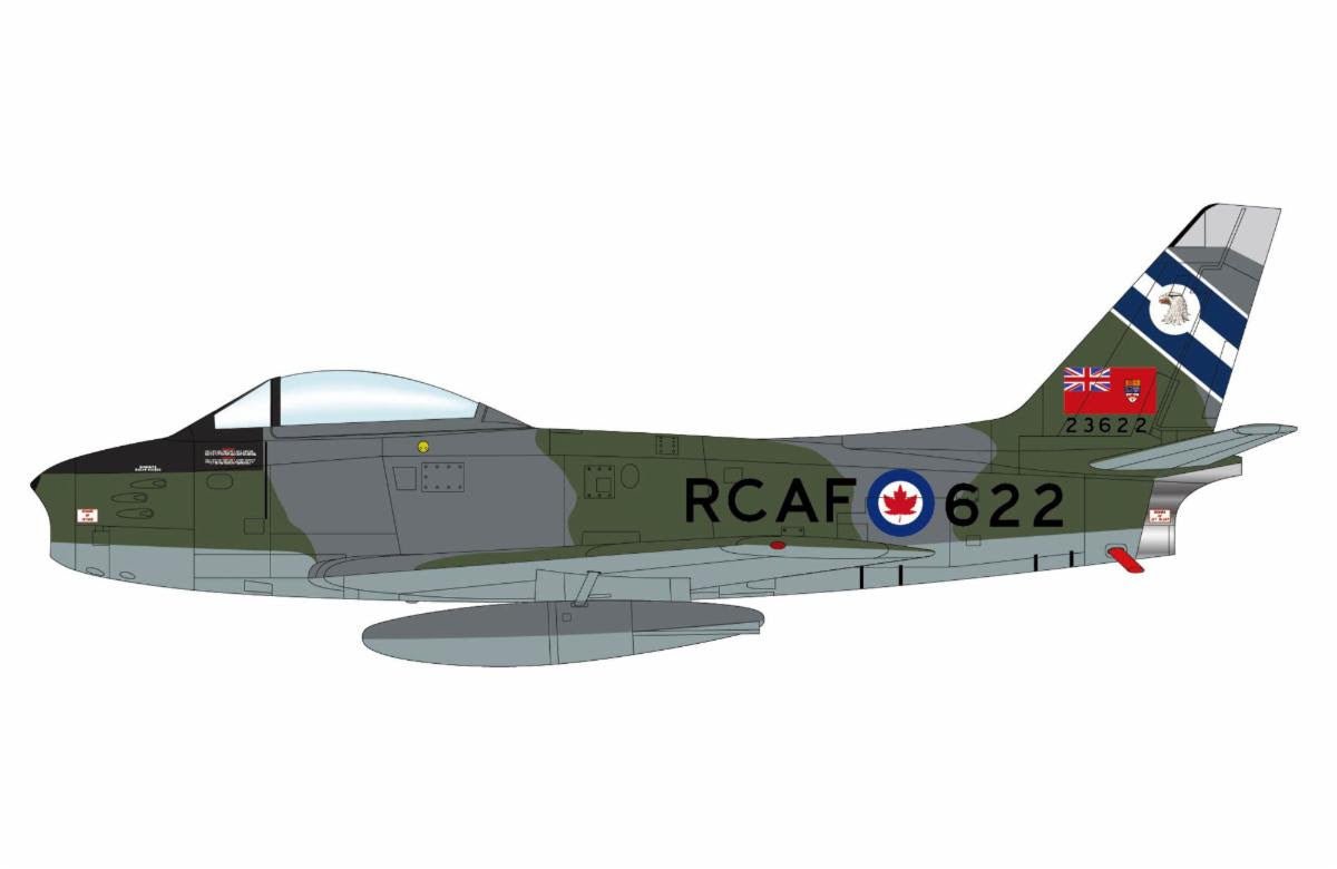 Pre - Order Hobby Master HA4326 1:72 Sabre Mk. 6 23622, 430 Squadron, RCAF, 1950s