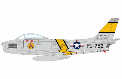 Pre - Order Hobby Master HA4328 1:72 F - 86E "George Davis" 51 - 2752, 4th FIG, 334th FIS, USAF, 1952