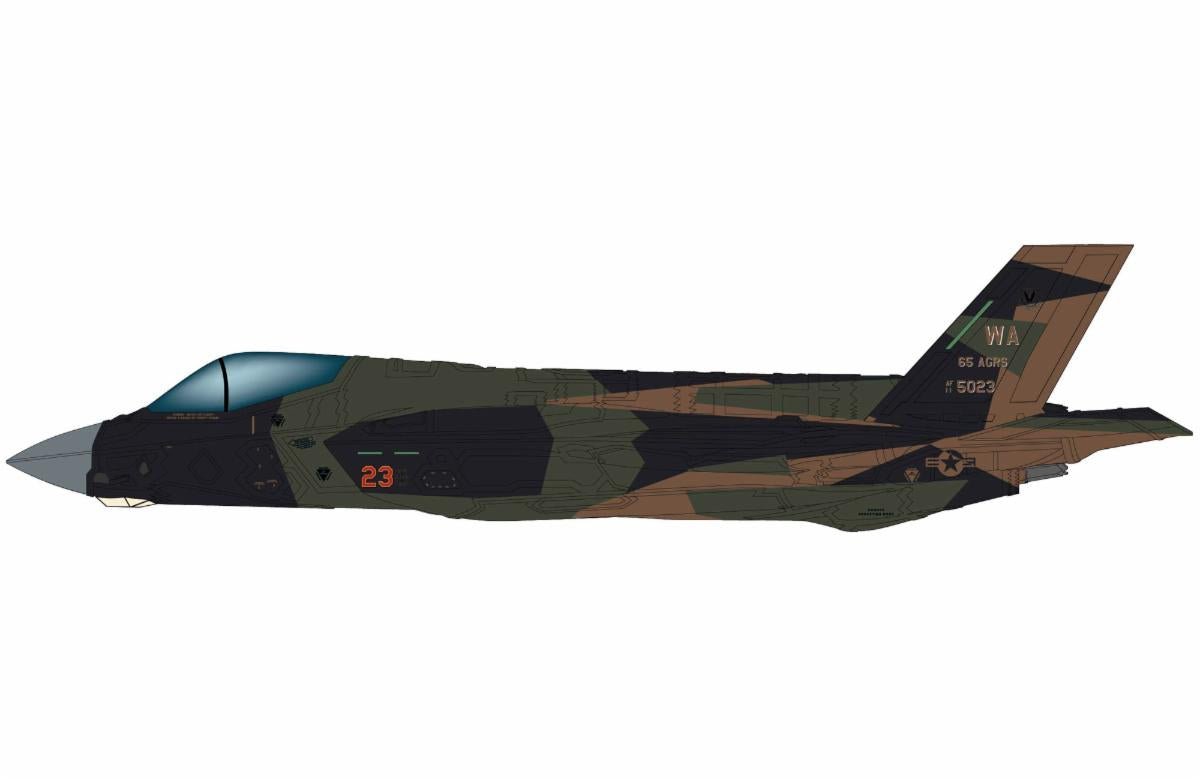 Pre-Order Hobby Master HA4451 1:72 F-35A "Green Splitter" 11-5023, 65 AGRS, 57 WG, USAF (What If Scheme)