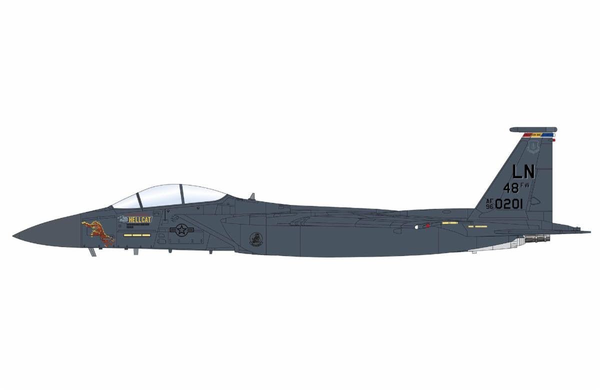 Pre - Order Hobby Master HA4549 1:72 F - 15E "Hellcat" 96 - 0201, 494th FS, 48th FW, RAF Lakenheath, 2024