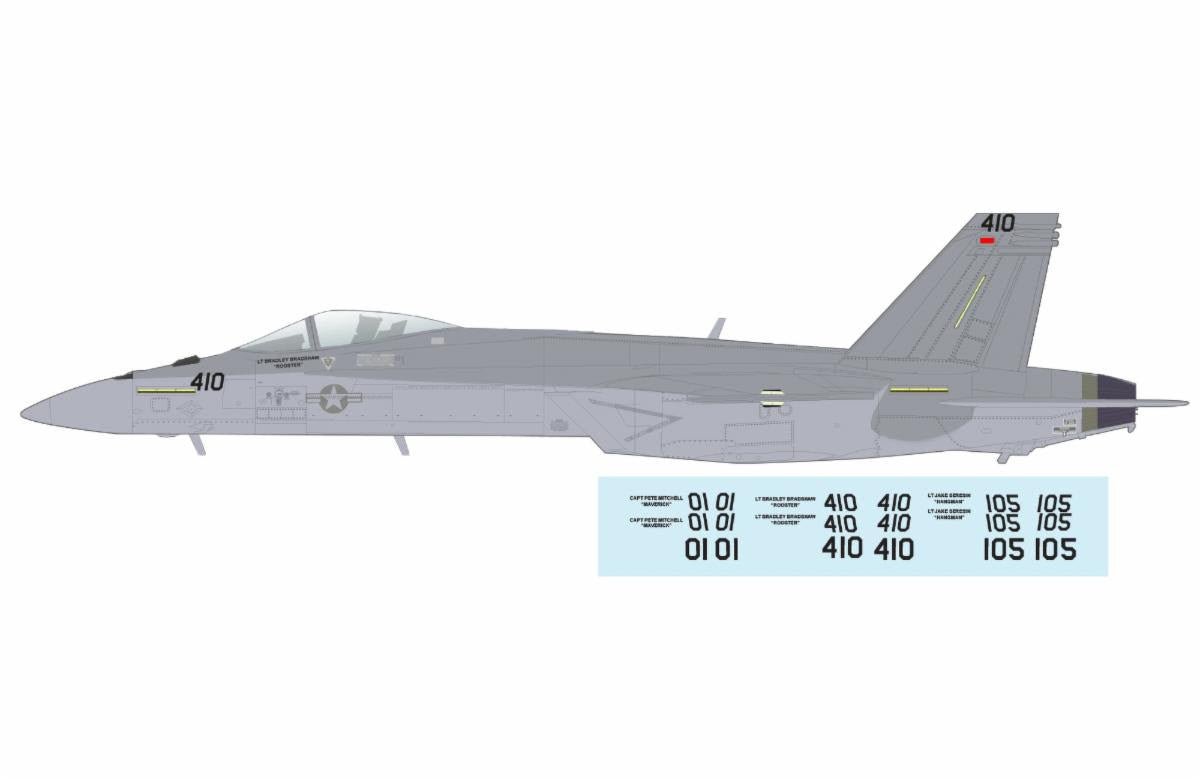Pre - Order Hobby Master HA5140b 1:72 F/A - 18E "Dagger Team" (w/decals for 01, 105, 410 airplanes)