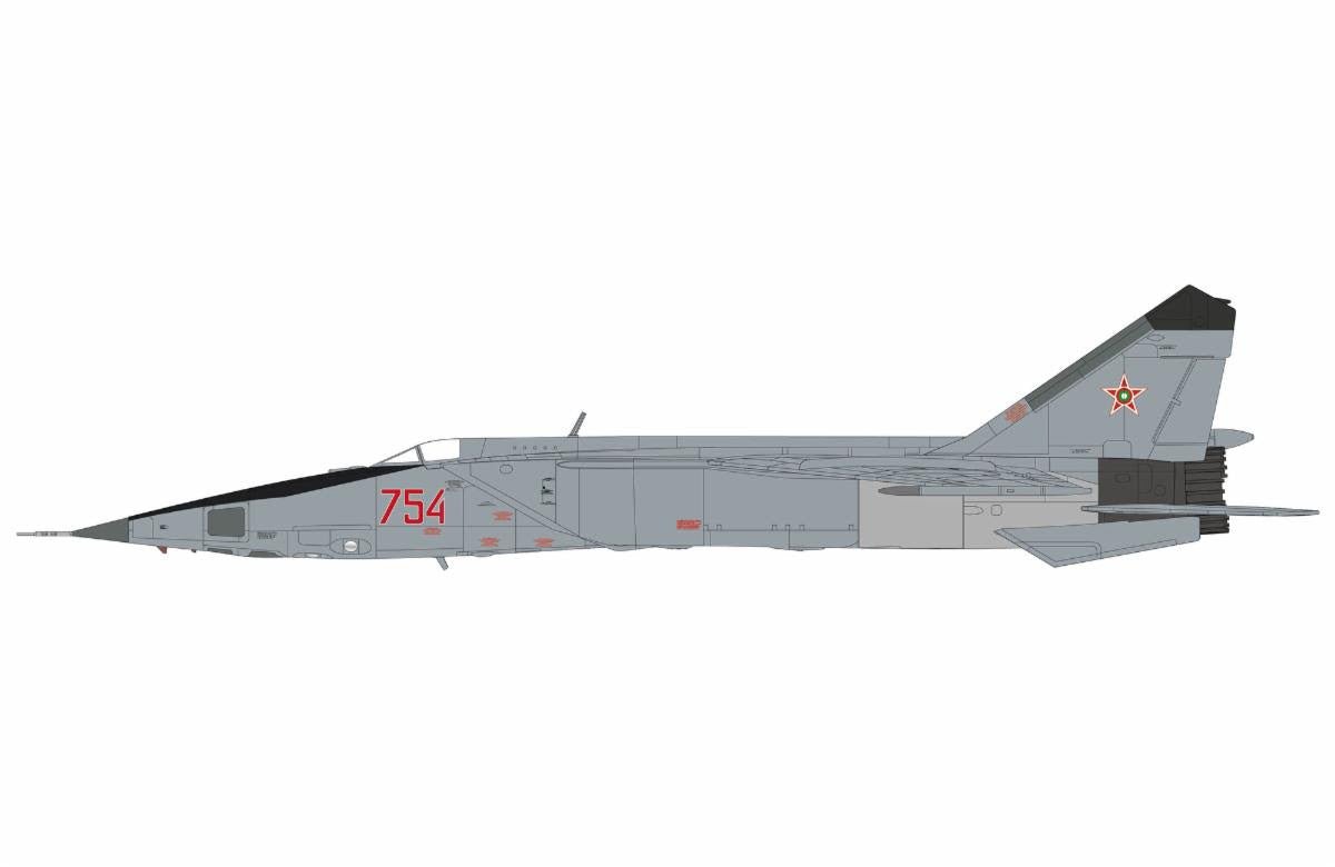 Pre - Order Hobby Master HA5653 1:72 MIG - 25RBT 754, Bulgarian Air Force