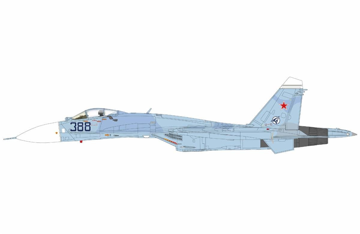 Pre - Order Hobby Master HA6003b 1:72 Su - 27 Flanker B B388, Paris le Bourget, 1989 (w/climbing ladder, no wing tip missiles)