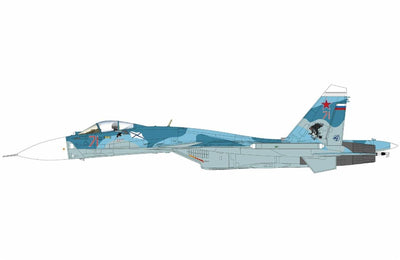 Pre-Order Hobby Master HA6412 1:72 Su-33 Flanker D Red 71, 279th Shipborne Fighter Aviation Reg., Russian Navy, 2016