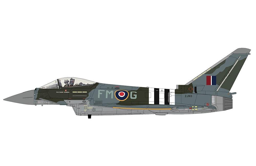 Pre Order Hobby Master HA6626 1:72 Eurofighter Typhoon FGR4 ZJ913/FM - G, RAF, 2024 (w/2 x ASRAAM, 4 x AIM - 120, 3 x fuel tank)