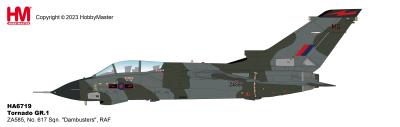 Pre - Order Hobby Master HA6719 1:72 Tornado GR.1 ZA585, No. 617 Sqn. "Dambusters", RAF