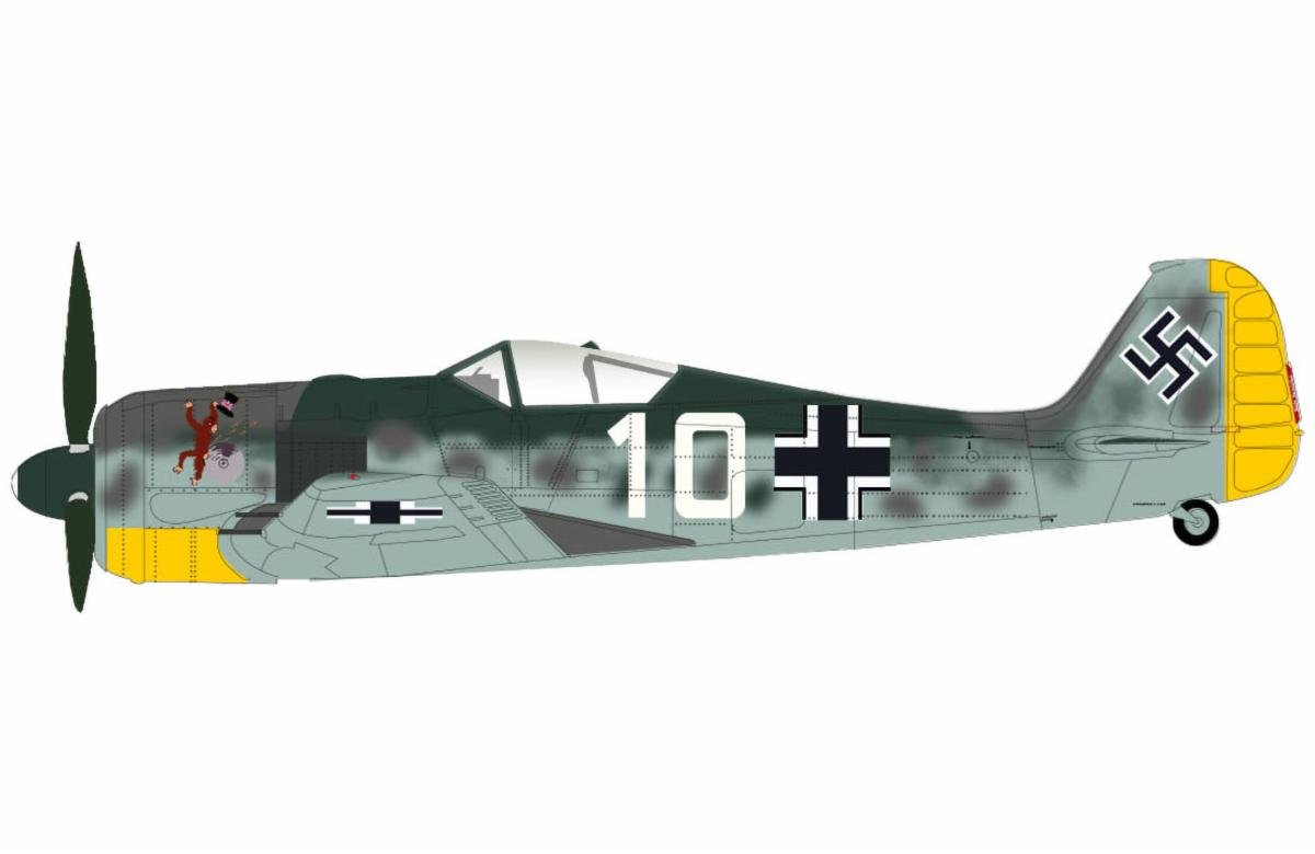 Pre-Order Hobby Master HA7431 1:48 FW 190A-3 White 10, Oblt. Wolfgang Kosse, 1./JG 5, Norway, Oct 1942