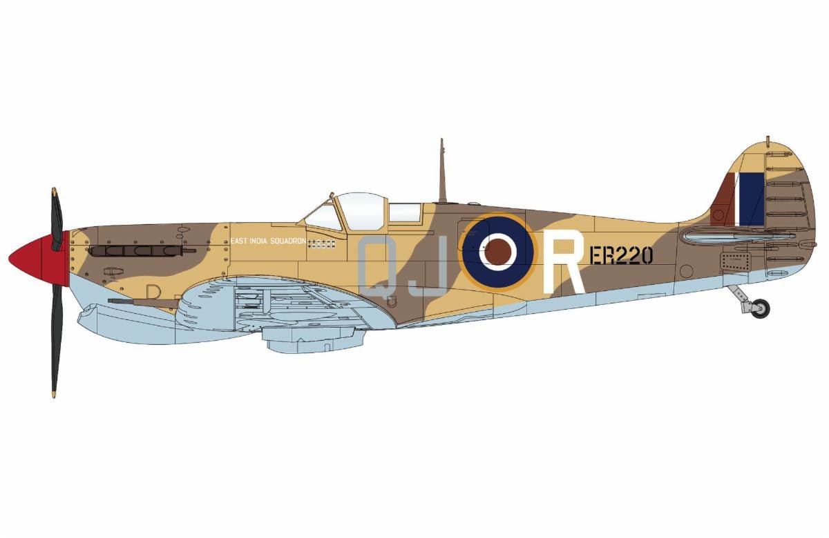 Pre - Order Hobby Master HA7860 1:48 Spitfire M.Vb Trop ER220, No. 92 East India Squadron, early 1943