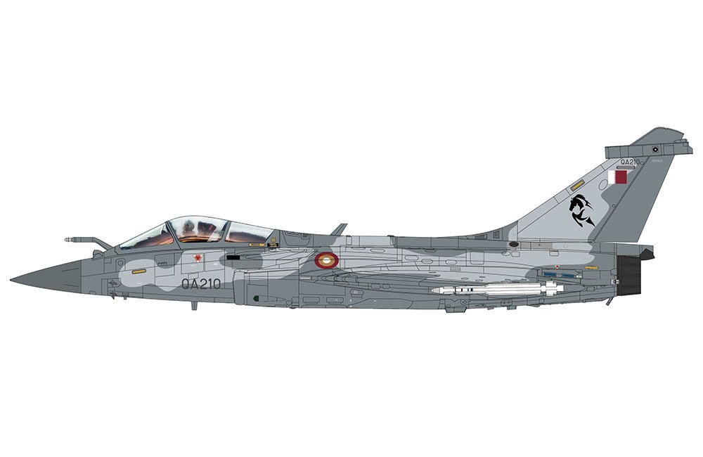 Pre - Order Hobby Master HA9612 1:72 Rafale EQ QA210, Qatar Emiri Air Force, 2019 HA9612