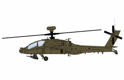 Pre - Order Hobby Master HH1220 1:72 AH - 64E "Apache Echo" ZM714, British Army, Middle Wallop, 2022