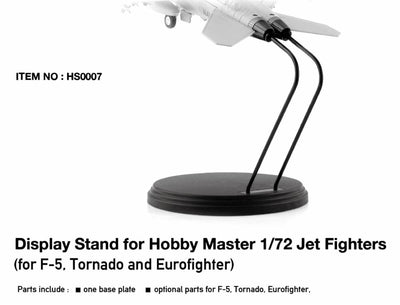 Pre - Order Hobby Master HS0007 1:72 Display Stand for : F - 5, Tornado, Eurofighter