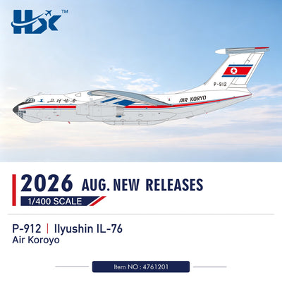 Pre-Order HX Models 4761201 1:400 Air Koroyo IL76TD P-912