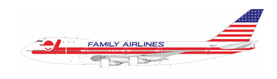 Pre - Order Inflight IF741FAM0519 1:200 Family Airlines Boeing 747 - 100 N93117