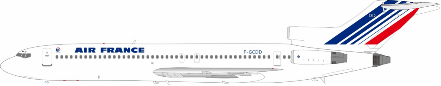 Pre - Order InFlight200 56268 Air France Boeing 727 - 228/Adv F - GCDD