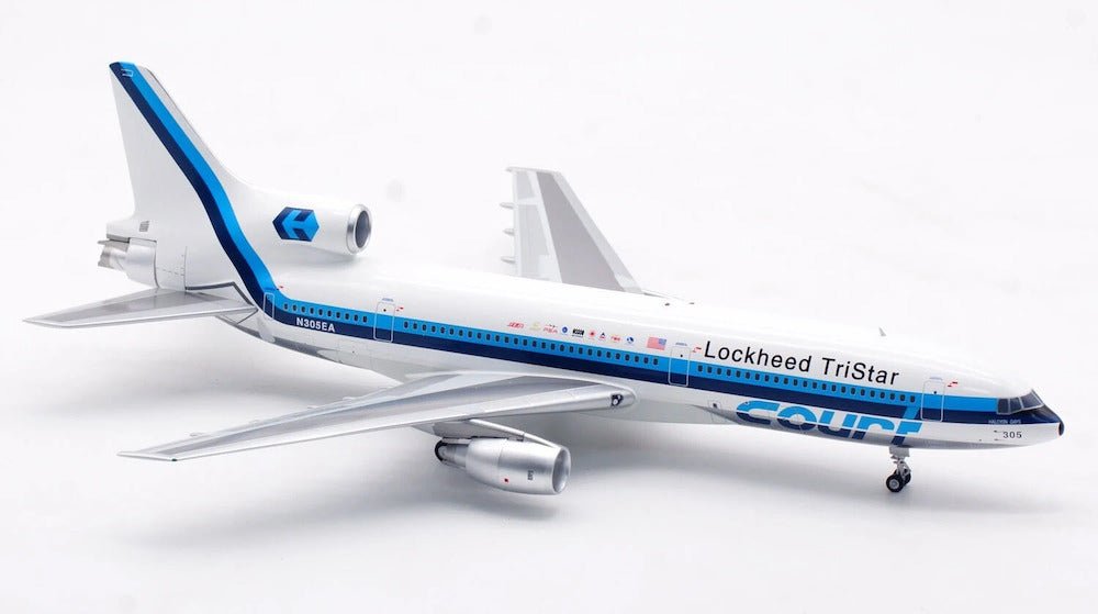 Pre - Order InFlight200 IF1011EA0124P 1:200 Lockheed (Court Line) Lockheed L - 1011 - 385 - 1 TriStar 1 N305EA polished