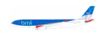 Pre - Order InFlight200 IF332BM1225 1:200 BMI British Midland Airbus A330 - 243 G - WWBB
