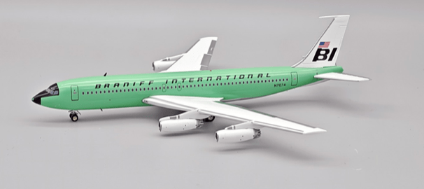 Pre - Order InFlight200 IF702BN1025 1:200 Braniff International Boeing 707 - 227 Super Jet N7074 – Turquoise