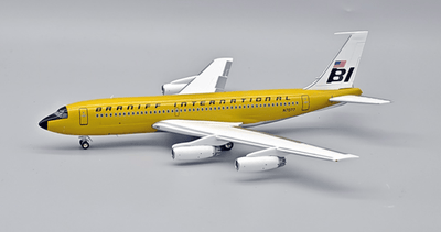 Pre - Order InFlight200 IF720BN0625 1:200 Boeing 720 - 027 Super Jet BRANIFF 720 N7077 – Ochre