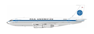 Pre - Order InFlight200 IF720PA0825P 1:200 Pan Am Boeing 720 - 023B N782PA Polished